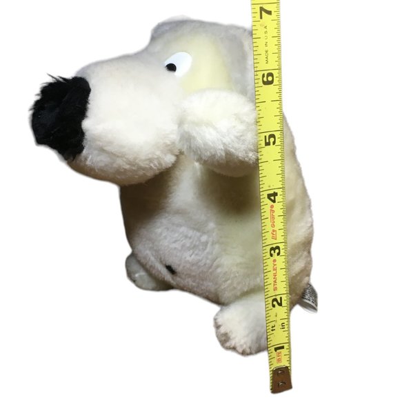 Commonwealth White Polar Bear Plush Vintage 1987 Small 6"in. Stuffed Animal RARE - Picture 3 of 10